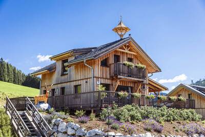 Vrijstaand houten vakantiewoning op Alps Resorts Almdorf Hohentauern