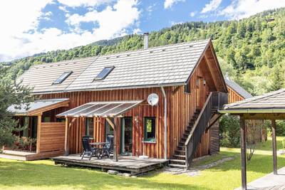 Veranda van een vakantiehuis op Alps Resorts FerienPark Kreischberg