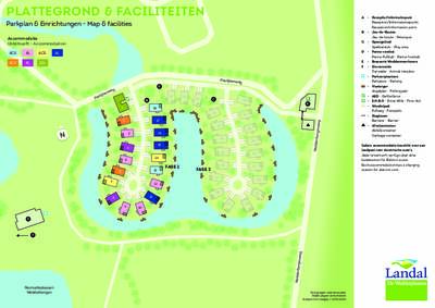 Plattegrond Landal De Wedderplassen